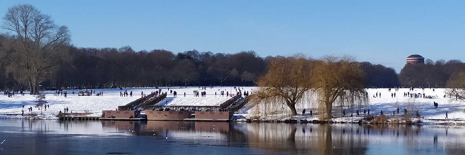 Schnee in Hamburg