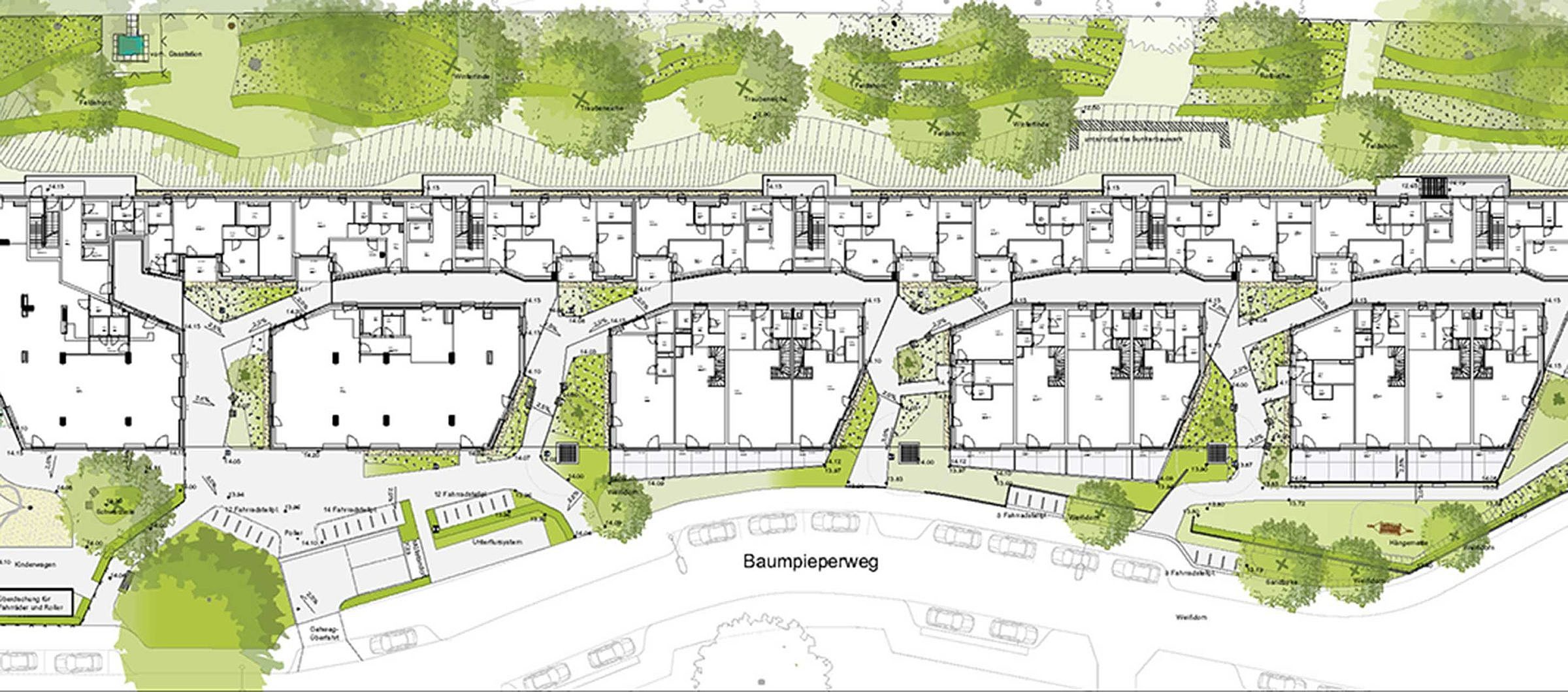 Fischbeker Heidbrook Plan Nordquartier